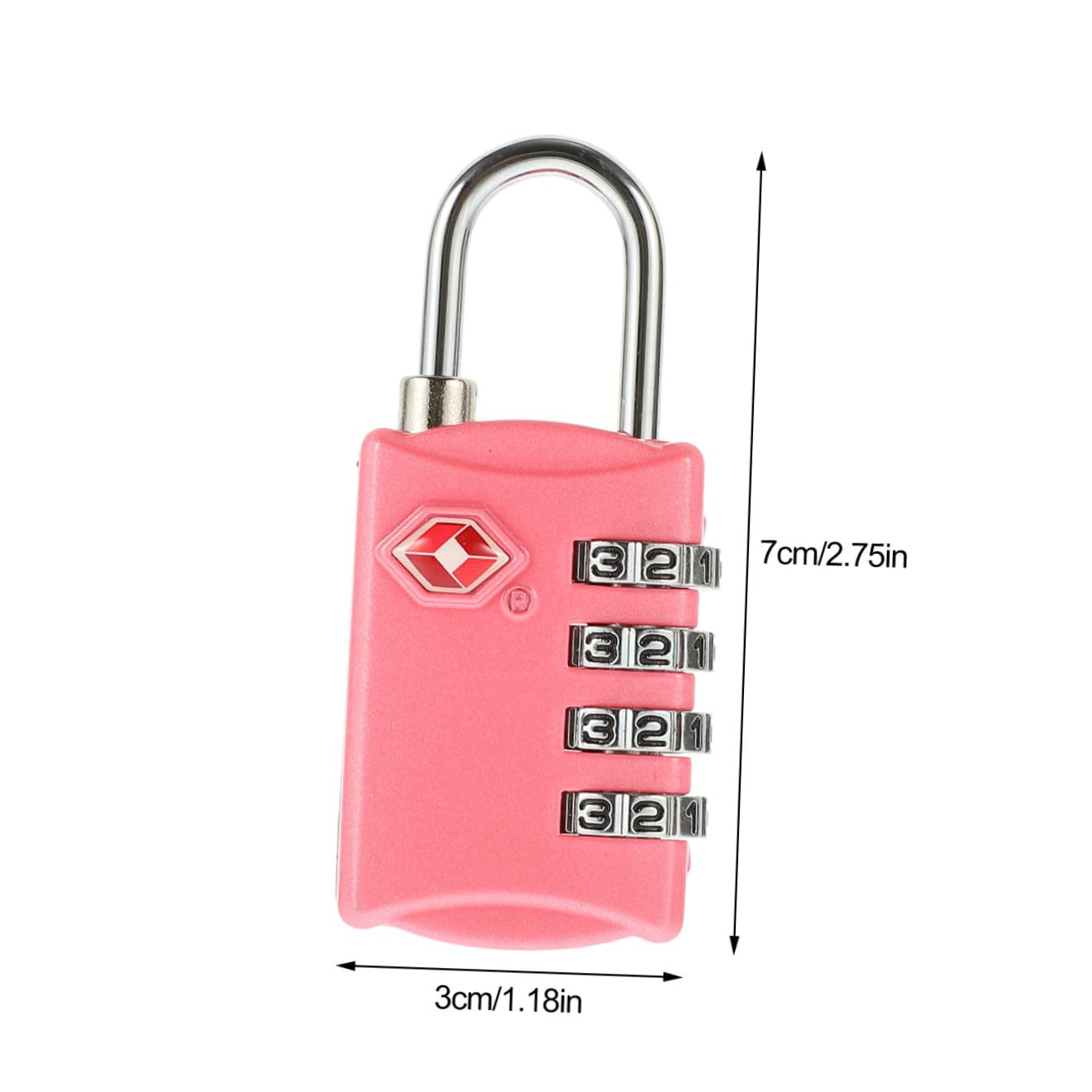 Uonlytech Lucchetto Con Password Per Bagagli 3 Pezzi Facile Da Usare Con 4 Combinazioni Di Sicurezza Per I Viaggi
