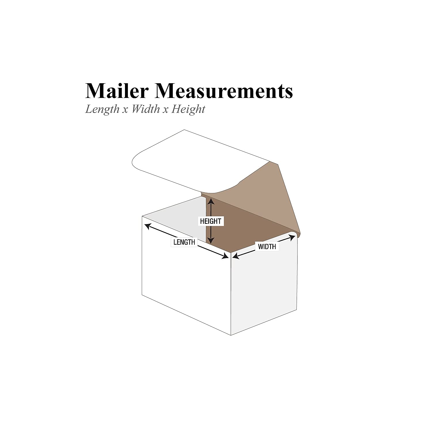 Aviditi Shipping Boxes Small 8"L x 6"W x 6"H, 50-Pack | Corrugated Cardboard Box for Packing, Moving and Storage