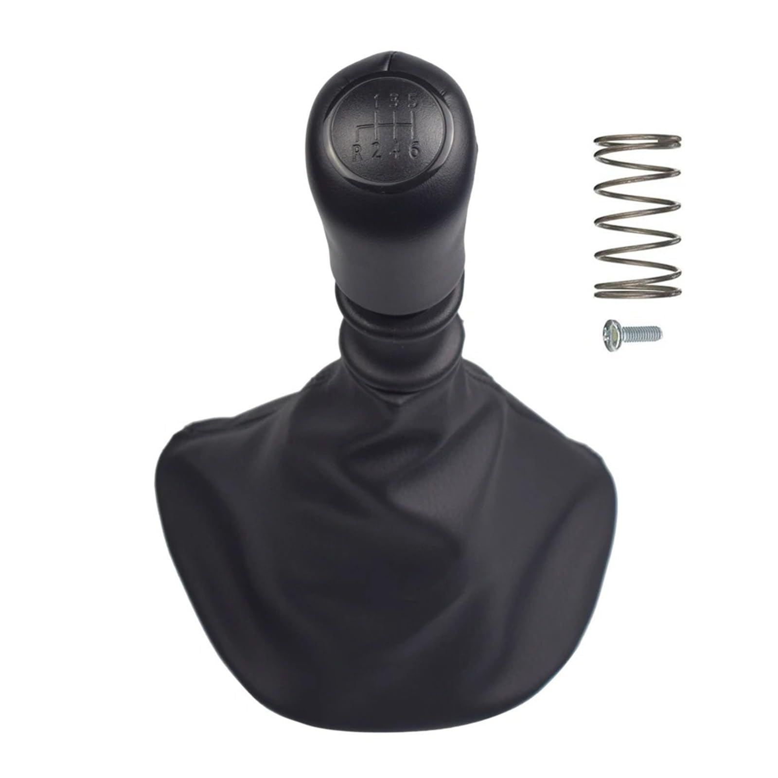 Jxewmtmc W639-1Set For Benz W639 For Vito 2003-2010 Car Gear Shift Knob 6Speed Stick Lever Shifter Leather Gaitor Boot Cover Gear Stick Shift Cover(W639-1Set)