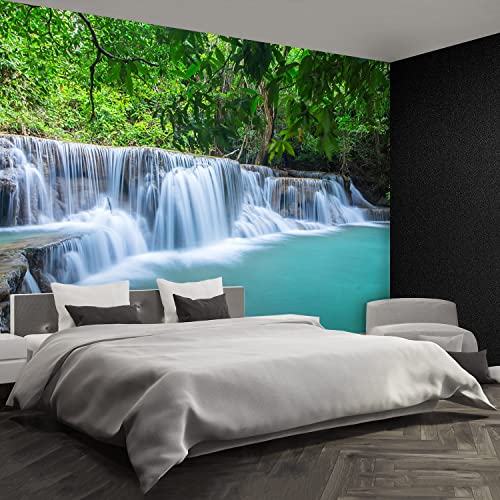 Papier Peint Forêt de cascade Tulup 152x104cm Décoration Murale - 4