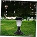 SUPVOX 2Pcs Solar Garden Light Base Replacement Plastic Lamp Holder for Outdoor Pathway Lawn Courtyard Lighting Easy Installation Without Tools Weather Resistant Stake Post for Solar Lawn