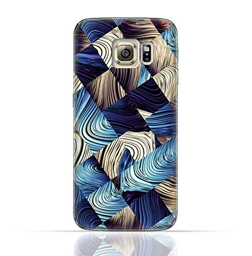 AMCCompatible with Samsung Galaxy S6 Edge TPU Silicone Case with Digital Art Abstract Pattern