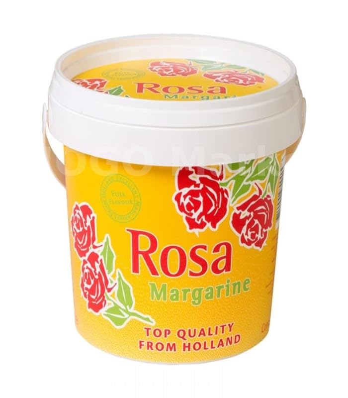 Rosa Margarine, Creamy Spread For Cooking And Baking, Enriched With Vitamins A And D, 450G Tub