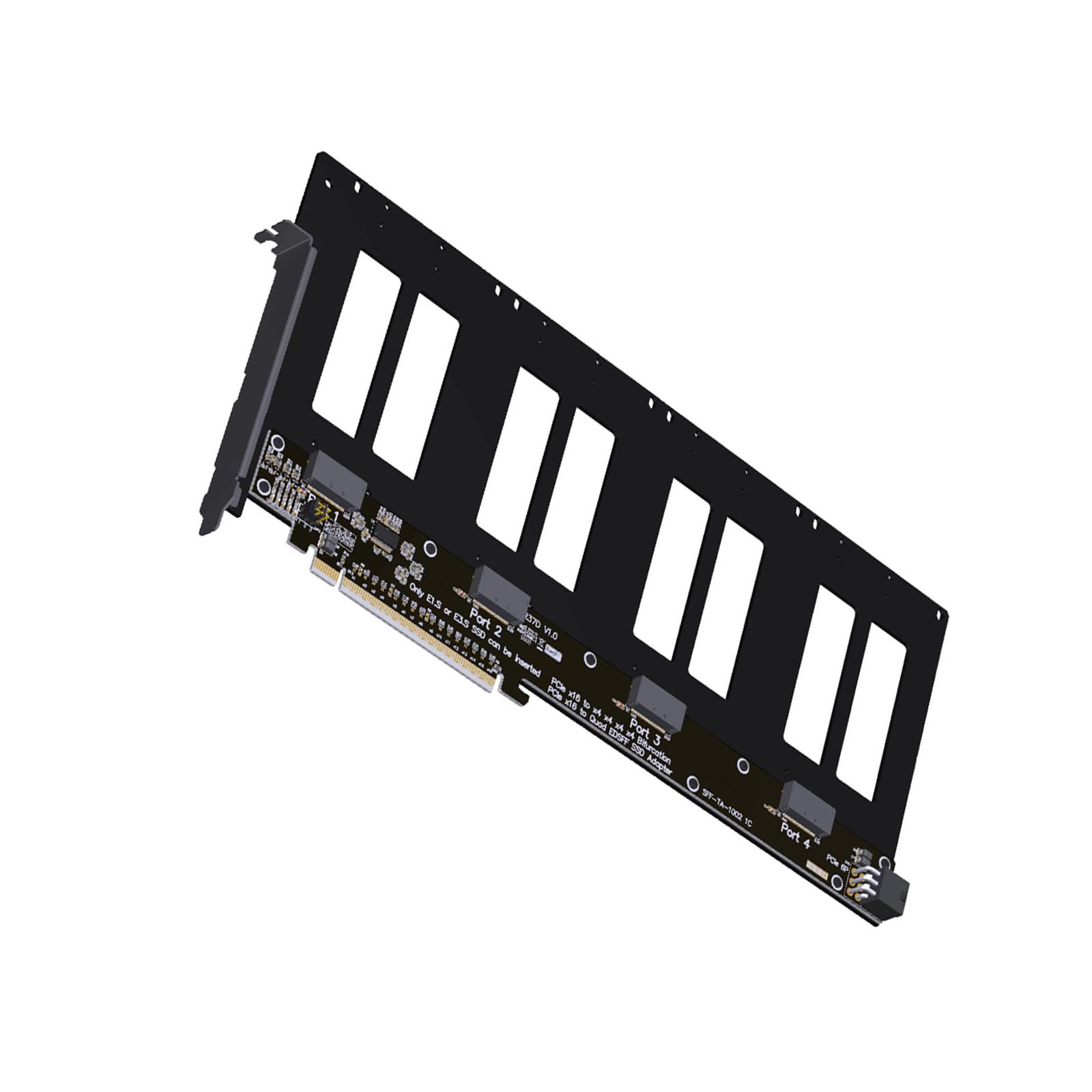 Scheda Adattatore Splitter PCIe 5.0 X16 a 4 Porte per GPU, R37D