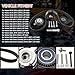 McrGinly Engine Timing Belt Kit Timing Tensioner Set Compatible with Volvo 2.0T XC90 XC70 XC60 V90 V70 S90 S80 S60 32213096