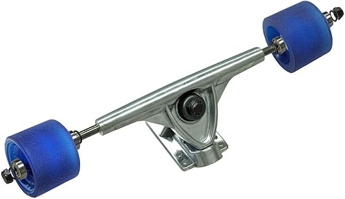 Miniatura 4 de Yocaher Blank and Checker - Patinetas largas con cinta de agarre 80A de aluminio con rodamiento ABEC7 de 2.756 in ruedas para patineta