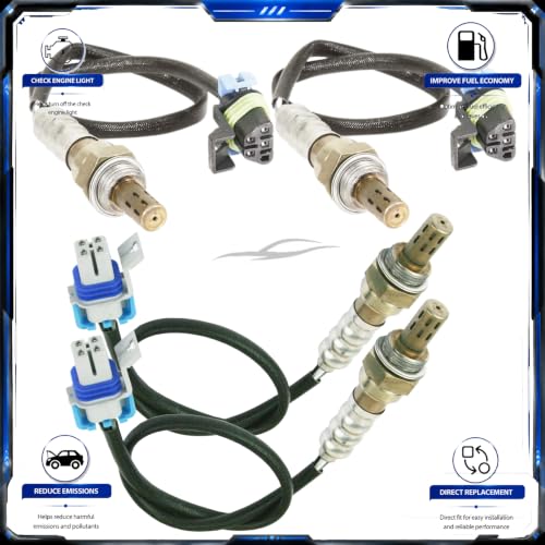 Sensor de Oxígeno 4 Piezas para Chevy Silverado 2008-2015 miniatura 4