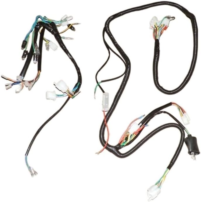 Durable Chinese GY6 150CC Wire Harness Wiring Assembly Scooter Moped for 11 Pole /8 Pole Magneto(8 Pole)