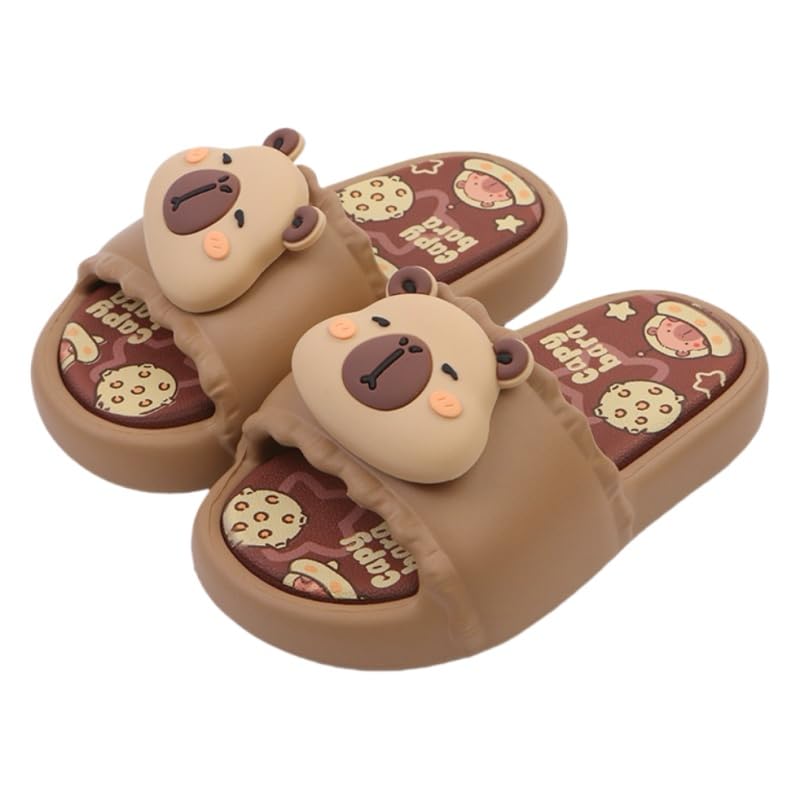 Cute Capybara Slippers for Kids,Cute Animal Slides Sandals,Toddler Boys Girls Sandals Slides,Summer Anti-slip Lightweight