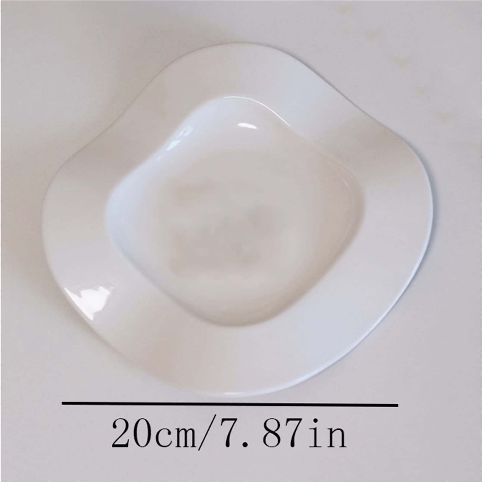 Talerze Obiadowe Kwadratowy Nieregularny Talerz Czysty Biały Talerz Obiadowy Domowy Ceramiczny Talerz Obiadowy Talerz Deserowy Talerz Sałatkowy Śniadanie Płaski Talerz Głęboki Talerz Przystawka Deser