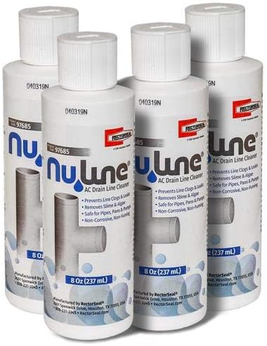 Pack of (4) - NU LINE NL1 8-OZ Drain Cleaner # 97685