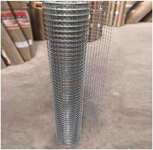 Stainless Steel Welded Wire Mesh 304, 1/2 Inch Mesh Hardware Cloth, Never Rust and Heat Resistant, Chicken Fencing, Poultry Netting, Vegetables Garden Fence (Color : Silver, Size : 1.2x15m)