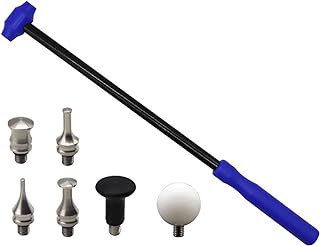 xromtbem Knock-Down Pen PDR-Tools Car Tap Down Body Panel Dent Rod Removal Repair Hand Tools Auto Maintenance Part Kit Tapper Hammer Dent Tools Dent Repair Tool Dent Removal Repair Hammer