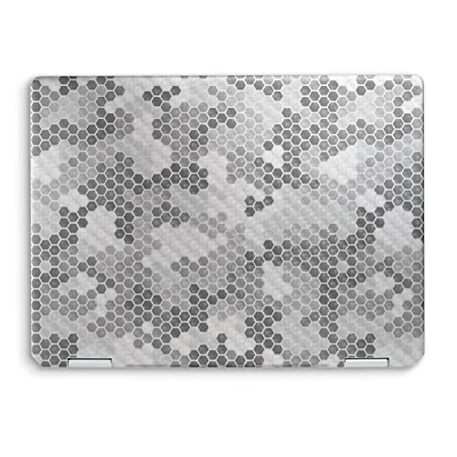 Image of MightySkins Carbon Fiber Skin Compatible with HP Spectre x360 14 inch (2022) Full Wrap Kit - Camo Hexadots | Protective, Durable Textured Carbon Fiber Finish | Easy to Apply | Made in The USA