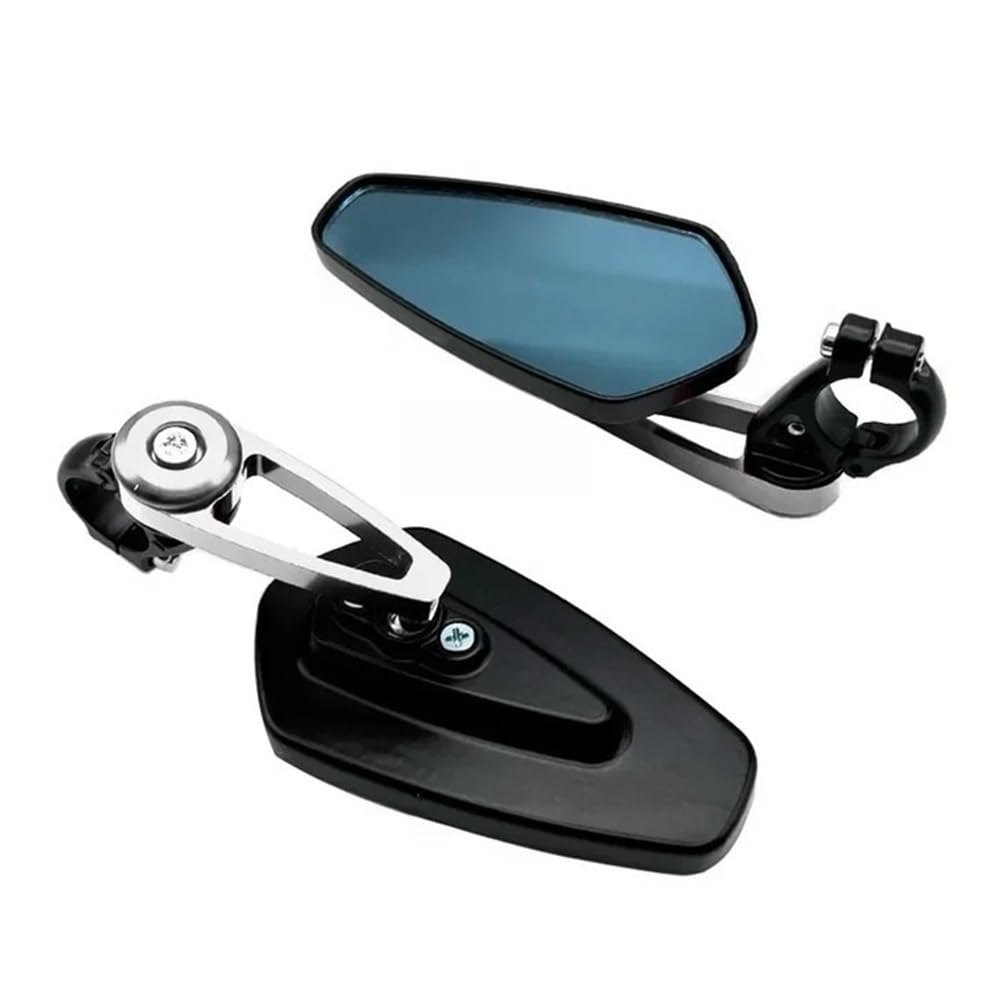 Espejos Retrovisores CNC Motocicleta De 7/8" Y 22 Mm, De Vidrio Transparente Universal Manillar De Manillar Scooter, Accesorios Espejos Retrovisores Retrovisor moto | []