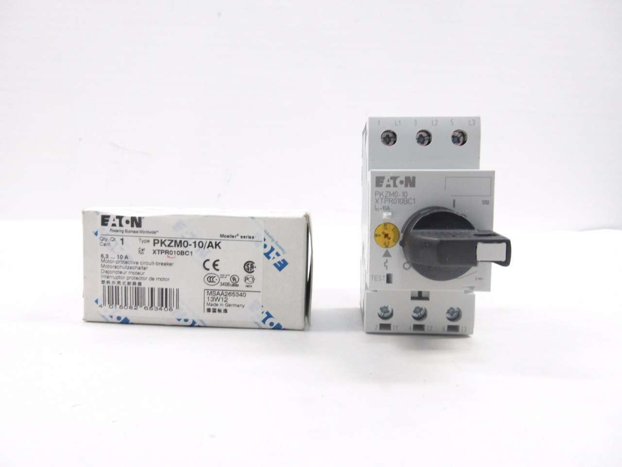 Eaton PKZM0-10 Moeller D527417 Moteur manuel 7-1/2 CV 10 A