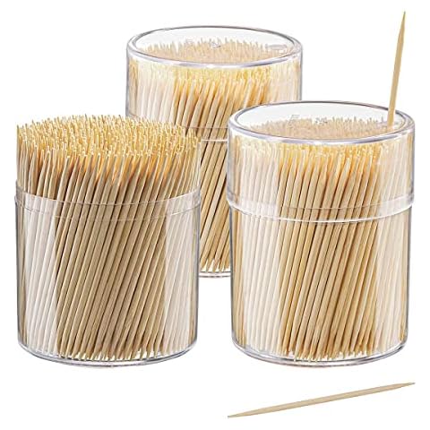 Comfy Package Bamboo Wooden Toothpicks Cover
