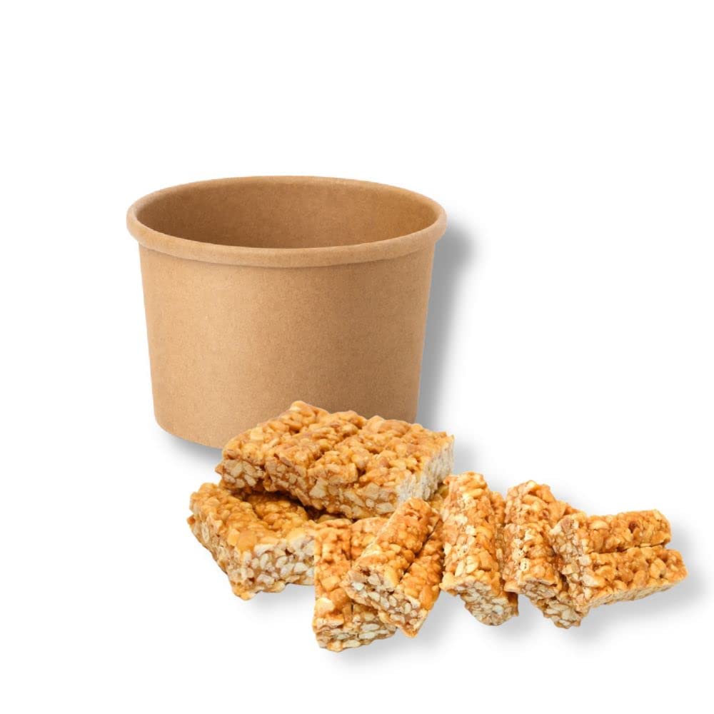 Générique Pot à sauce en carton coloris brun naturel, en carton de 2000 unités, plusieurs contenanceq (6cl)