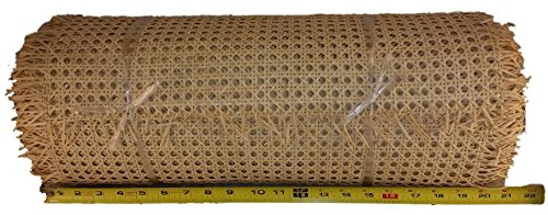 10' Roll 1/2'' Fine Open Cane Webbing 18'' Wide, 10 Foot Long Roll