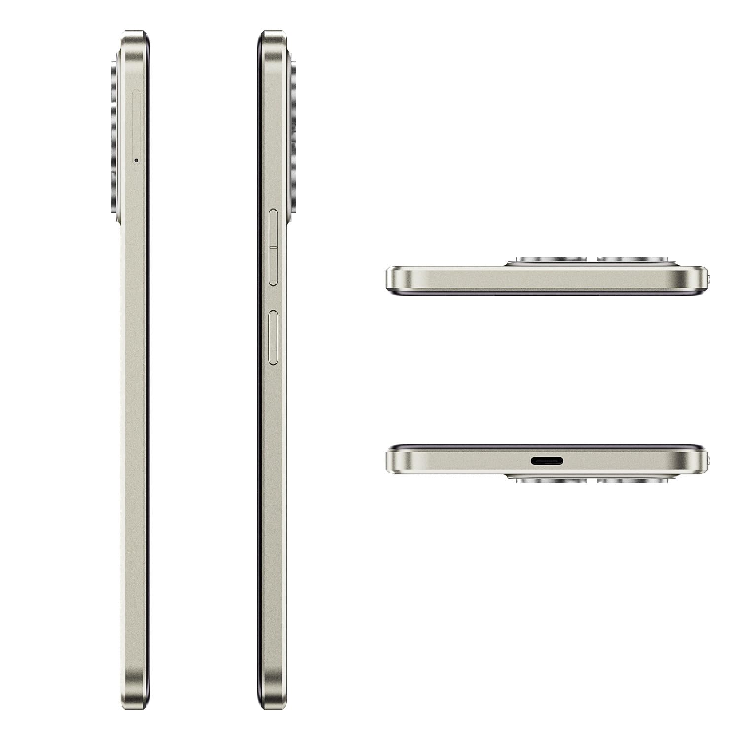 Note 60 - Smartfon 4G 7.2" HD+ 120Hz, 16GB RAM (6GB+10GB Rozs.), 128GB ROM, Aparat 48MP, Bateria 7000mAh, Android 15, Unisoc T615, Tytanowy Szary