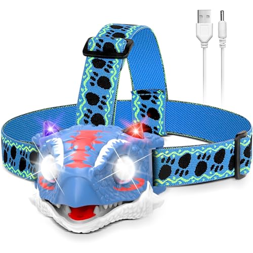 QCTOYS Ankylosaurus Kids LED Headlamp