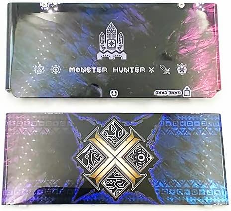 New3DS Top & Bottom Cover Face Plates Replacement, for New 3DS Handheld Game Console, for Monster Hunter Limited Edition Outer A E Face Faceplate Coverplates Casing Shell 2 PCS Accessories, Purple