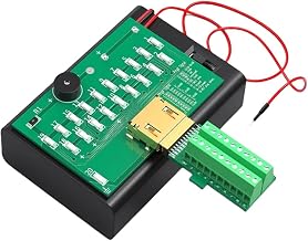 HDMI Cable Tester Board, HDMI Repair Kit 19+1 Pins, Extendable to 20 Meters Line Tester DIY Repair for Measuring Wire Sequence and Wire Goodness