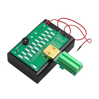 Treedix Cable Tester Board for HDMI, Repair Kit 19+1 Pins, Extendable to 20 Meters Line Tester DIY Repair for Measuring Wire Sequence and Wire Goodness