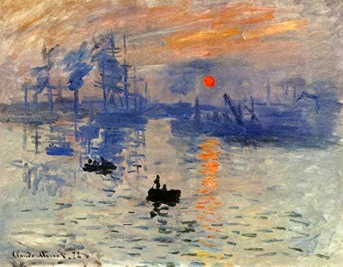 1000 Pieces Jigsaw Puzzles for Adults and Kids- Oil Painting Impression Sunrise by Monet- Adults Puzzles Monet Art 1000 Pieces