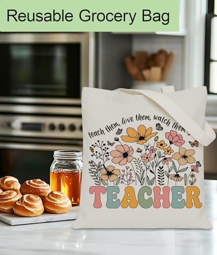 Image of Aesthetic Tote Bag for Women Girls, Stylish Tote Bag for Friends Besties Coworker