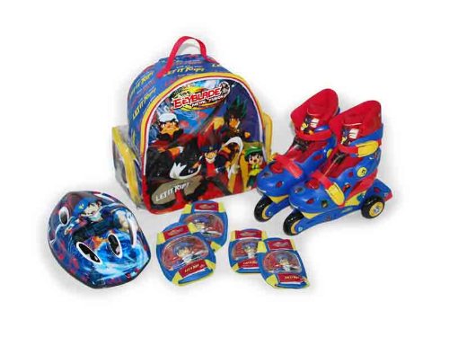 Beyblade: Set de Patines transformables en línea  Talla 35 38  Saica Toys 8776