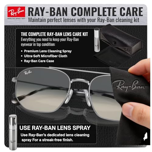 Image of Ray-Ban RB3707 Square-Round Shaped Sunglasses for Men & Women with Official RAYBAN Eyewear Kit
