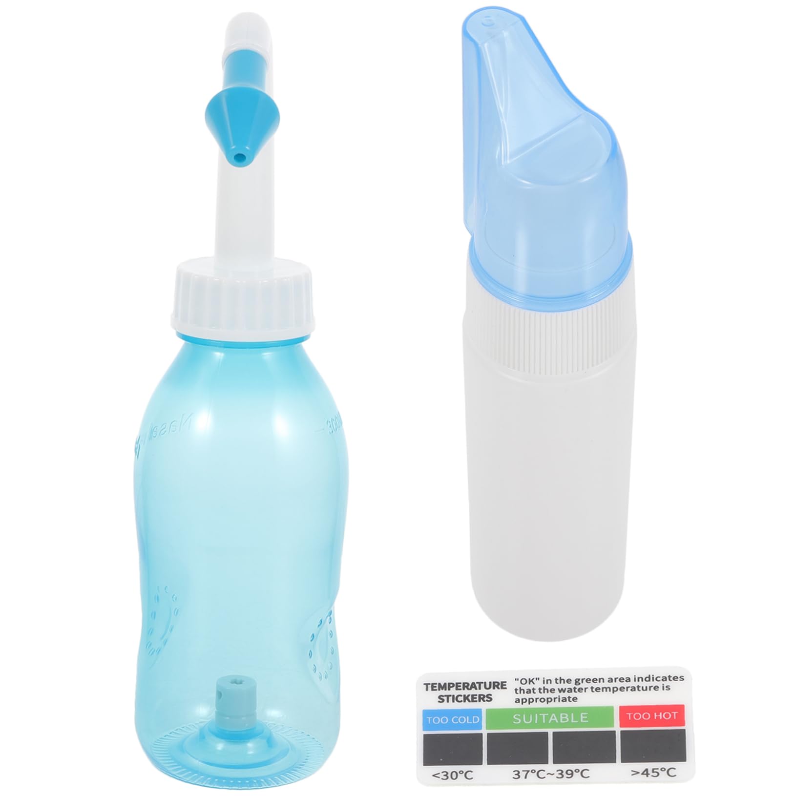 MAGICLULU 4 Sätze Nasenspülung nasenreiniger nasal irrigation Nasenreinigung Nasenpflege Nasenspülsystem Nasenspülflasche Nasenspüler sauber Waschmittel Sprühflasche Werkzeug Neti-Topf pp