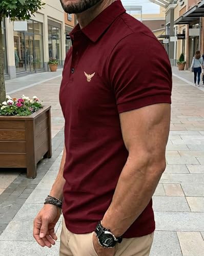 Image of AUSK Polo T-Shirt for Men || Half Sleeves Neck Polos Men Tshirt