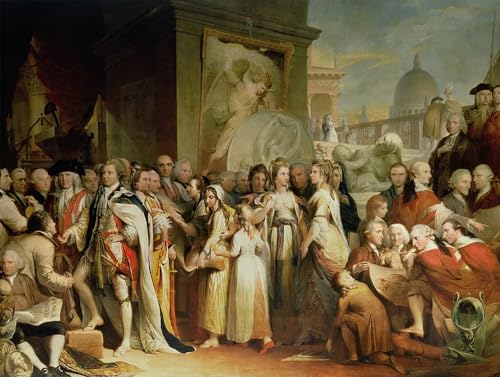 Pintura mural en lienzo decorativo de la Sociedad de las Artes para salón y dormitorio de 60x90