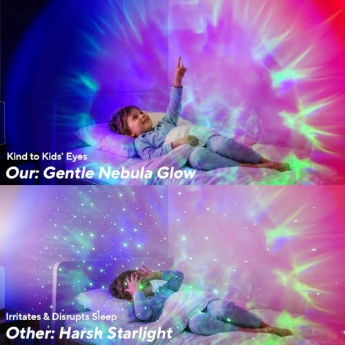 Gullgue Galaxy Projector, Night Light Projector with Remote & Time Control | Stunning Nebula Ceiling Lighting, LED Nebula Night Lamp for Kids Birthdays/Party/Bathroom/Bedroom, Black - image 5
