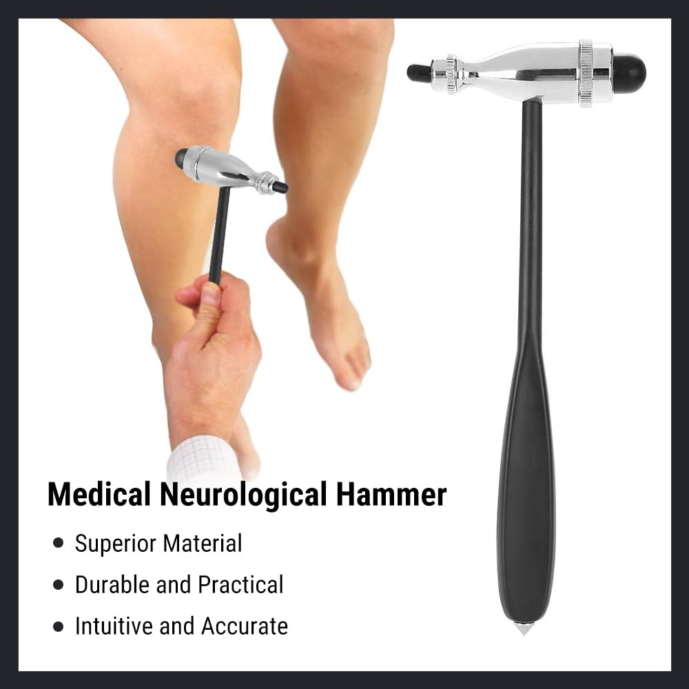 Marteau à réflexes, marteau neurologique médical, réflexe musculaire, marteau à percussion diagnostique, outil de Massage de relaxation pour le dos, les soins de santé