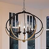 Luxury Mediterranean Chandelier, Large Size: 27.875'H x 33.75'W, with Contemporary Style Elements,...