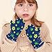 siphylline Fashion Football Navy Blue cute running mittens snow gloves toddler guantes para nieve ni?a