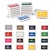 XoreArt Finger Ink Pads for Kids Washable Craft Ink Stamp Pads, 16 Color DIY for Rubber Stamps, Paper, Scrapbooking, Wood Fabric, Best Gift for Kids