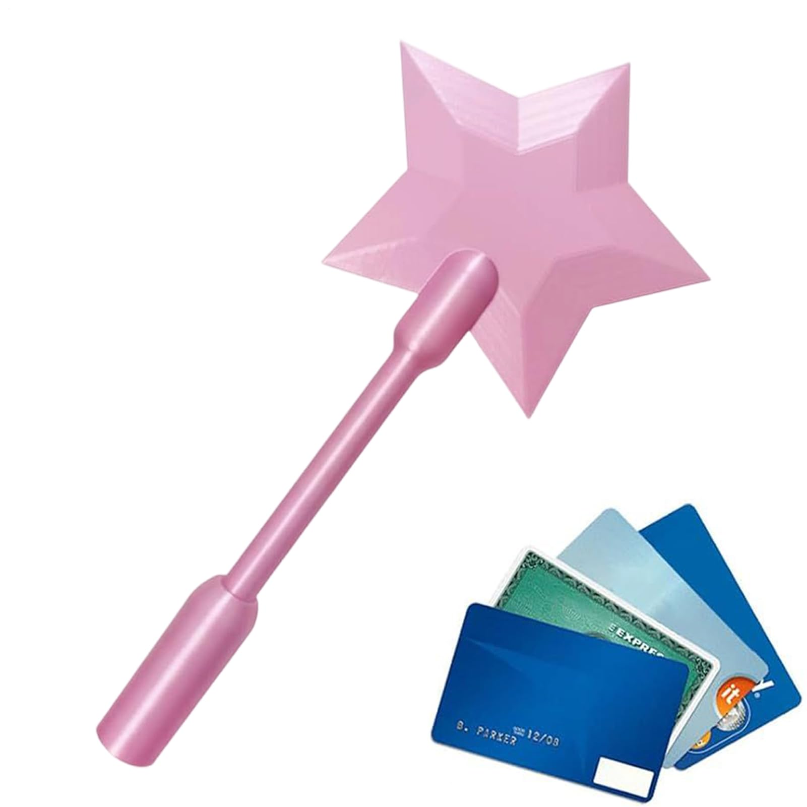 Star Magic Wands Contactless Payment Card Holder | 3D Printed Wand TapTo Pay, Fun Functional Present For Kids, Adults