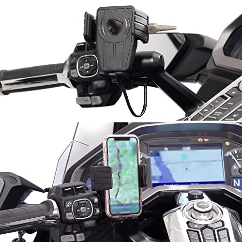 Support navigation moto induction pour Honda Goldwing GL 1800 DCT 2019