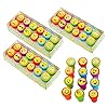 JZK 36 x Emoticon Emoji Inktstempels voor Kinderen Stempel Set Zelfinktende Stamper voor Kinderen Verjaardagsfeestje…