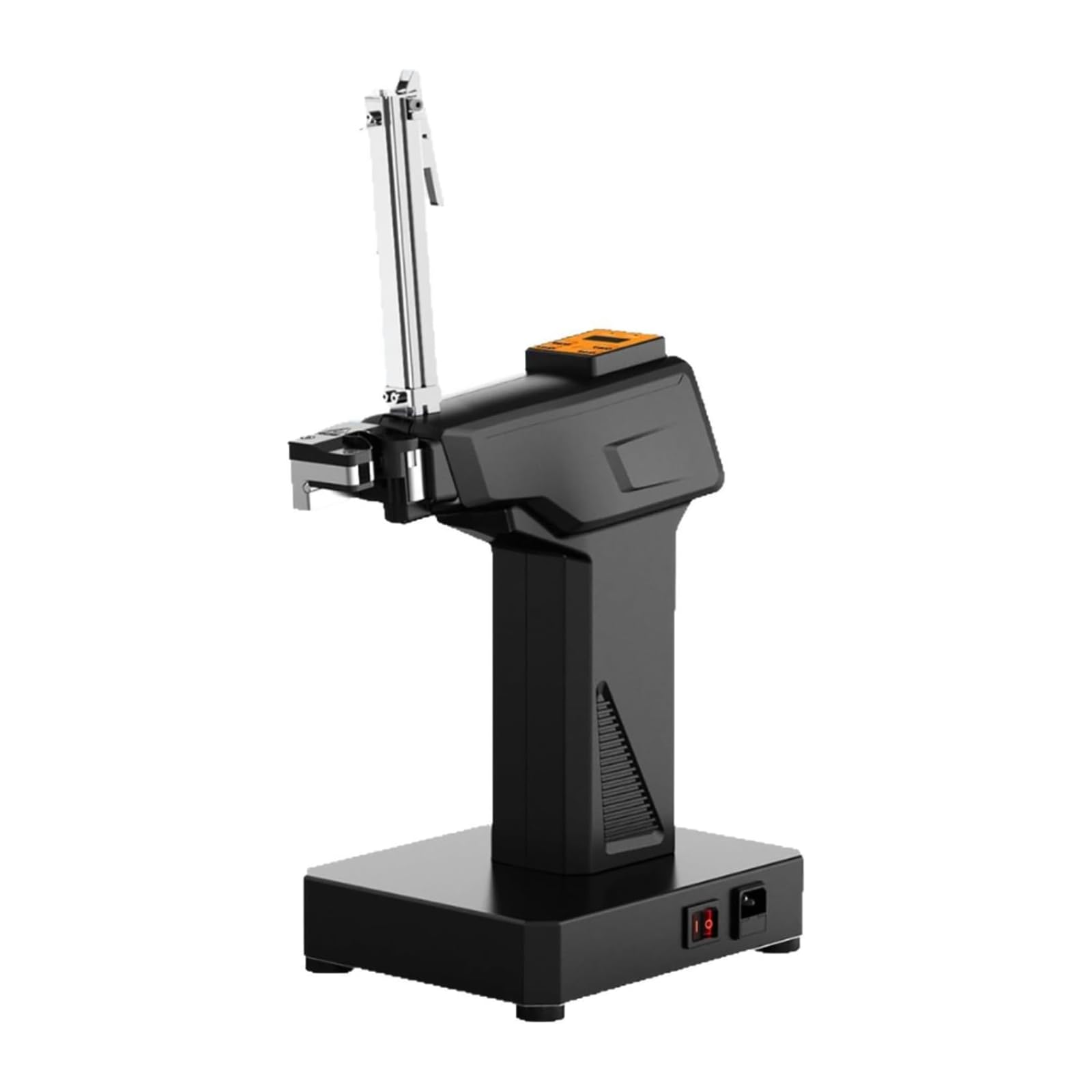 Sellador de fleje automático eficiente, 80000 clavos de aluminio incluidos, modo automático manual dual, seguridad anti-pellizco, pantalla digital, embalaje rápido para supermercados y plantas de proc