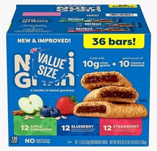 Breakfast Bars, Variety Pack, 1.3 oz, 36 ct