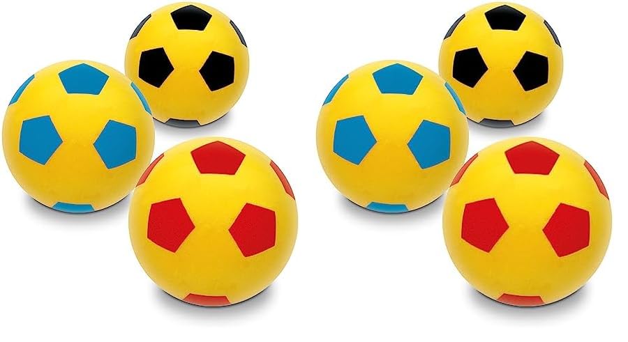 Mondo - MOO852 - Jeu de Plein Air - Ballon Foot Mousse - D20 cm - Modèle aléatoire (Lot de 2)