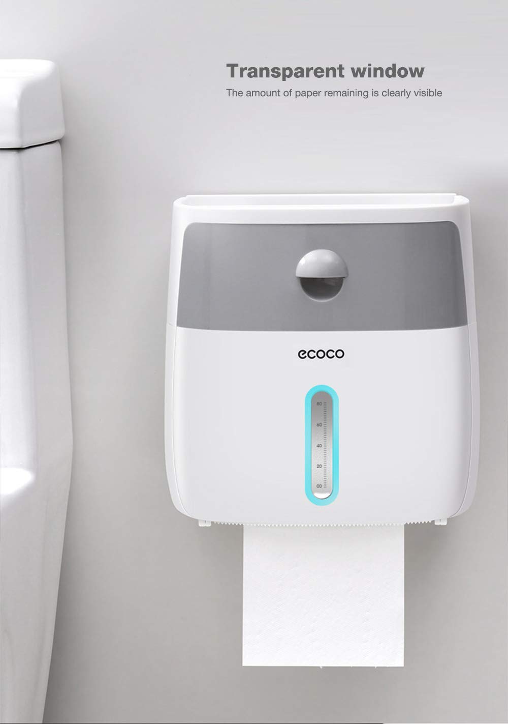 Double-layer Tissue Storage Box Toilet Paper Holder for Living Room Bathroom Kitchen