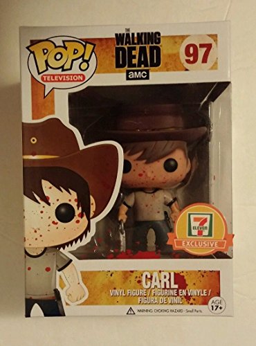 Funko Pop! 7-11 Exclusive The Walking Dead #97 Carl Grimes Blood Splatter