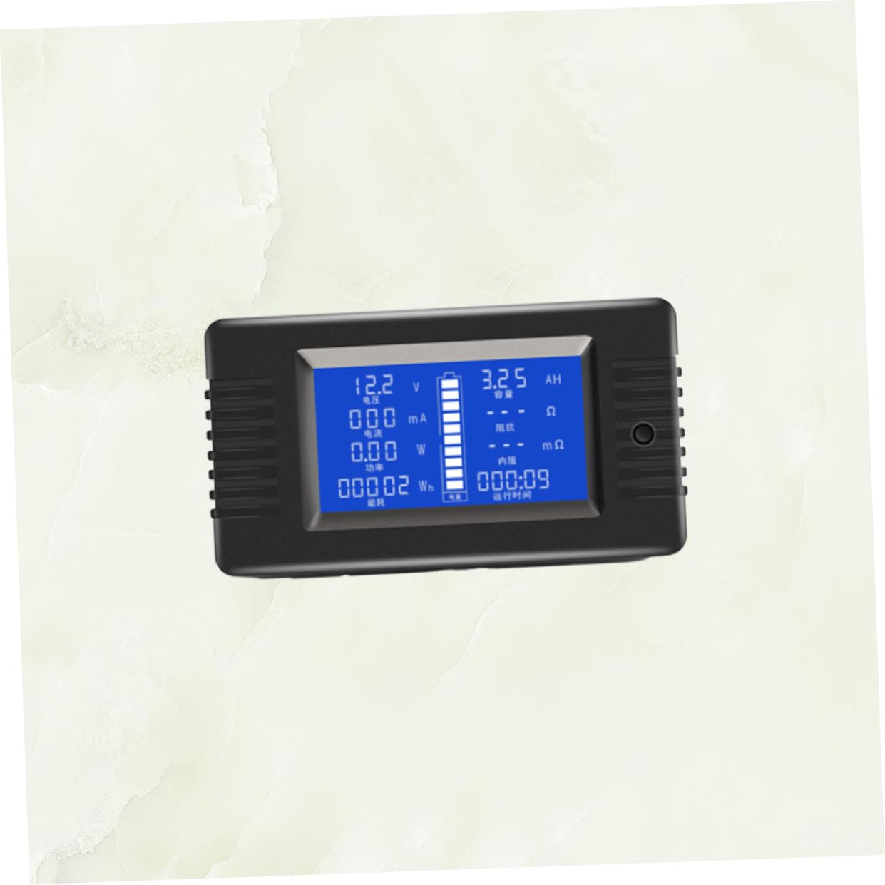 Tester per Batterie 3, 3-12v e Dc 12-60v Nero Plastico