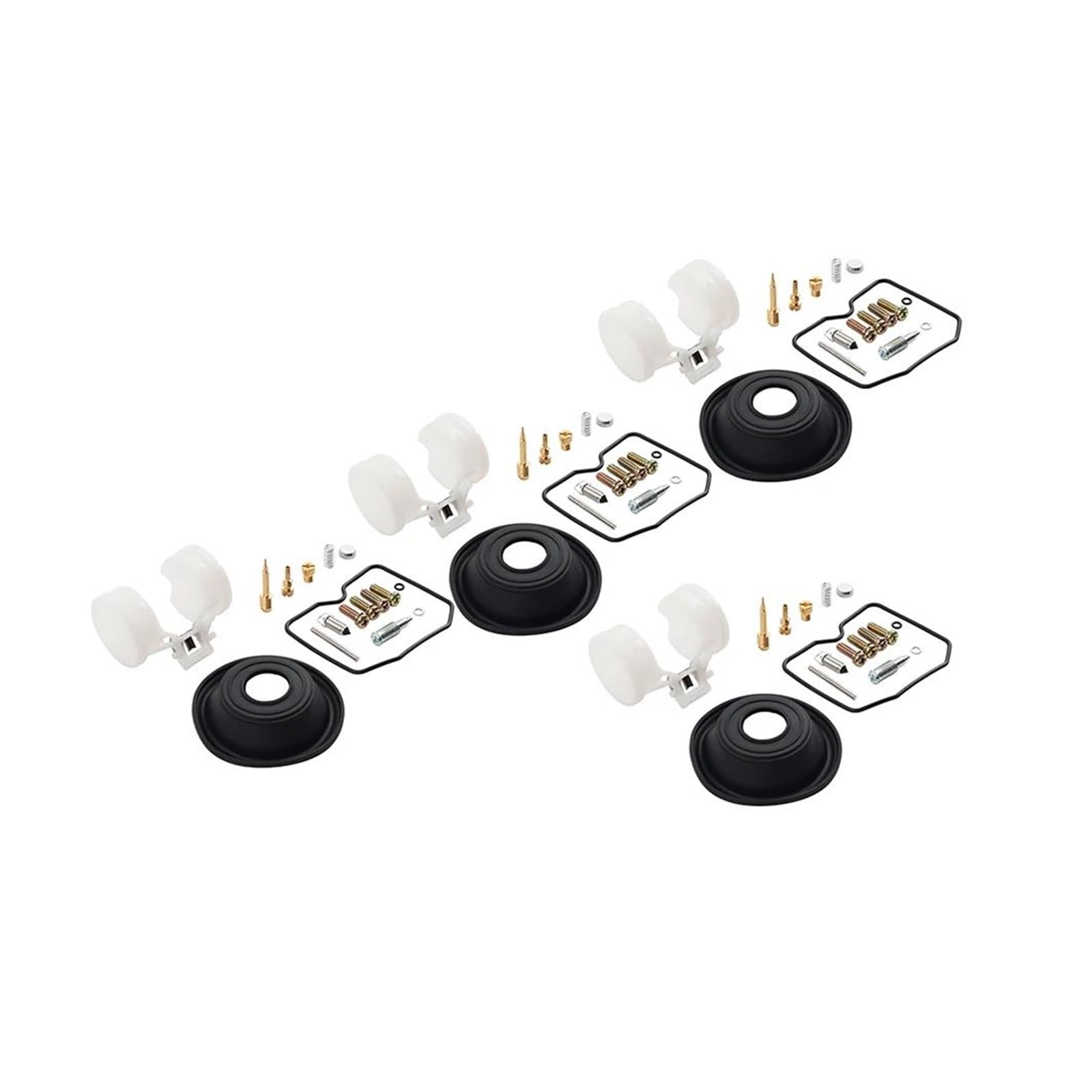 4Sets Motorbike Carburetor Repair Kit Float Diaphragm for K&AWAS&AKI Zephyr 550 ZR550 B 1990 1991 1992 1993